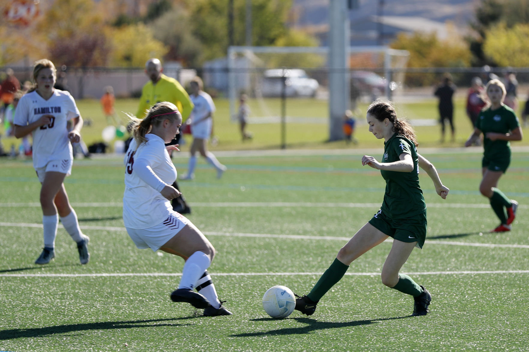 Central v Hamilton girls soccer